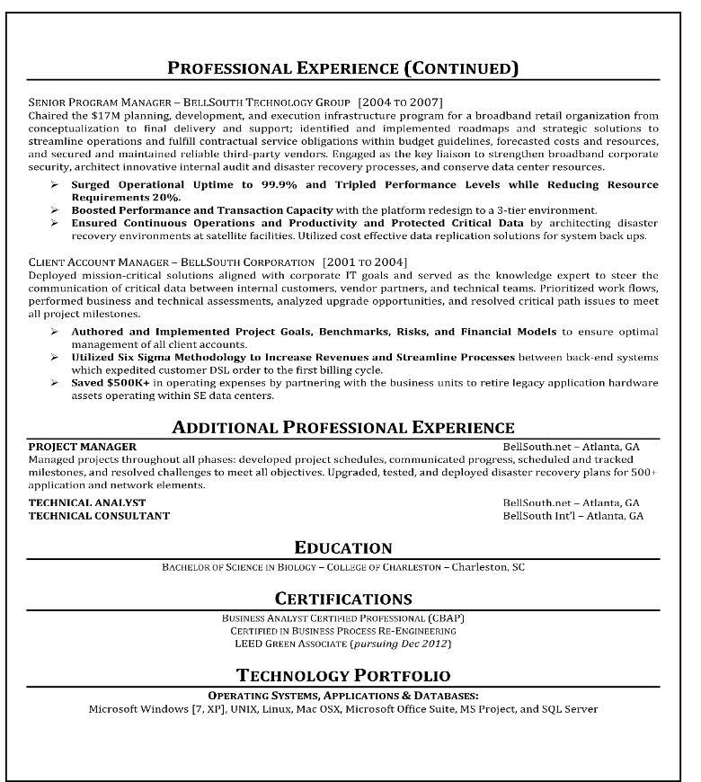 dallas resume service