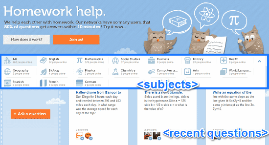 Good homework help websites