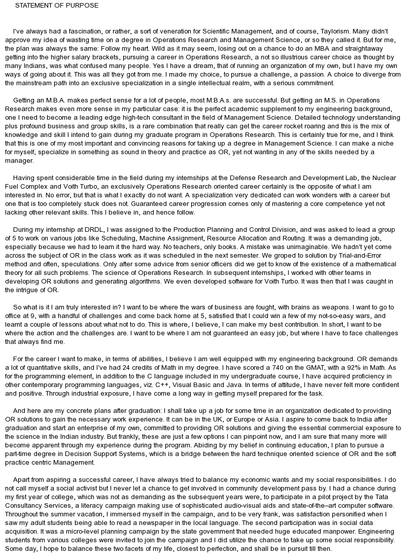 Scholarship Essays Sample