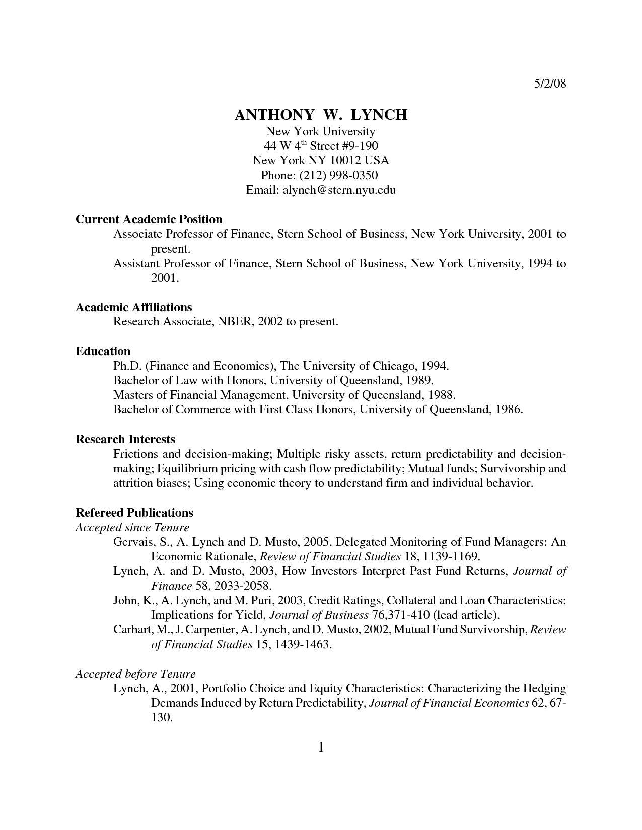 Doctoral Dissertation Proposal Outline