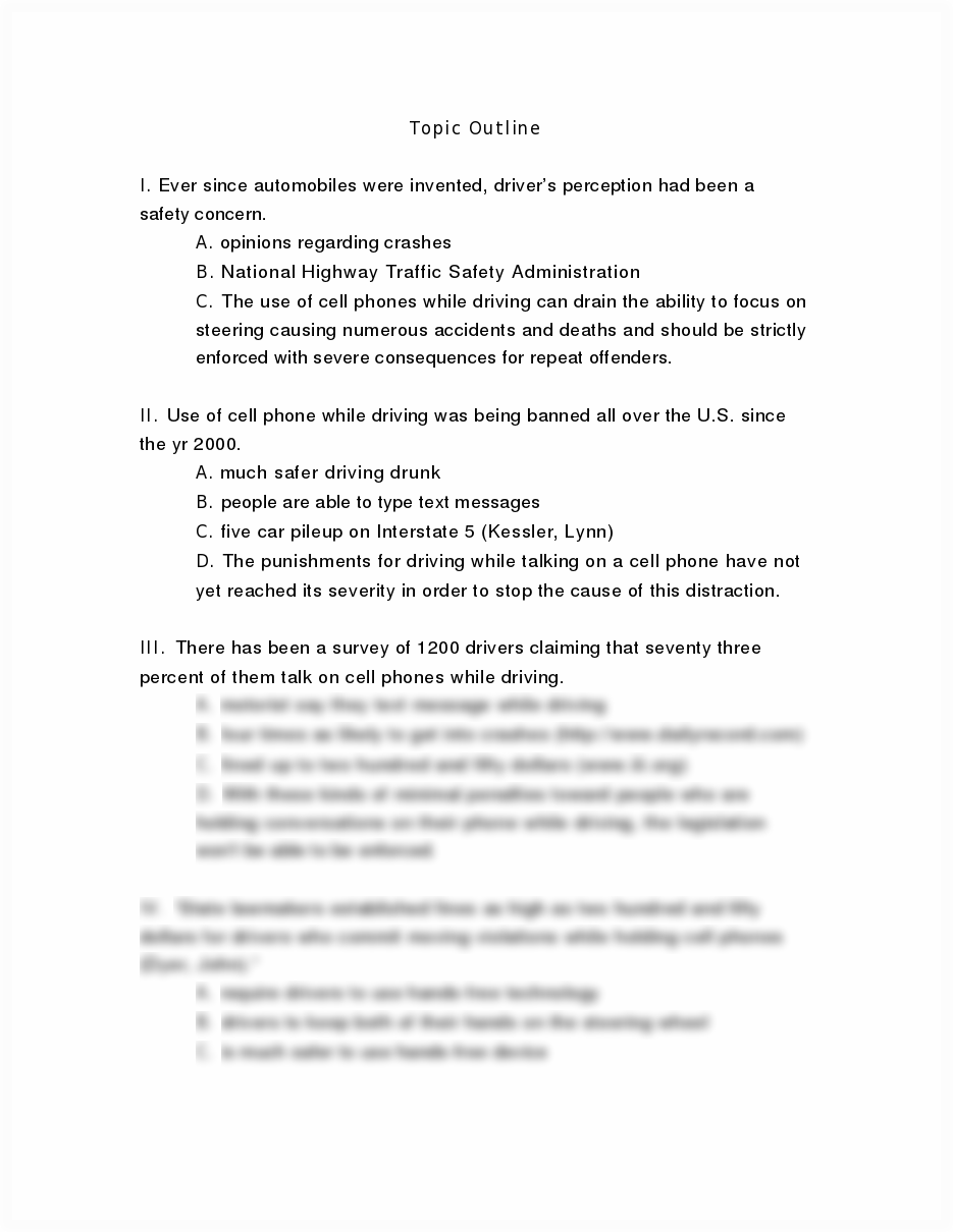 Organic food research paper