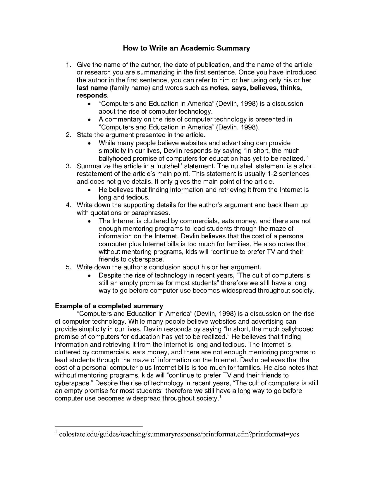 How To Present An Academic Essay