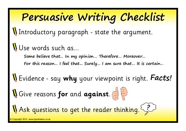Persuasive Essay Poster