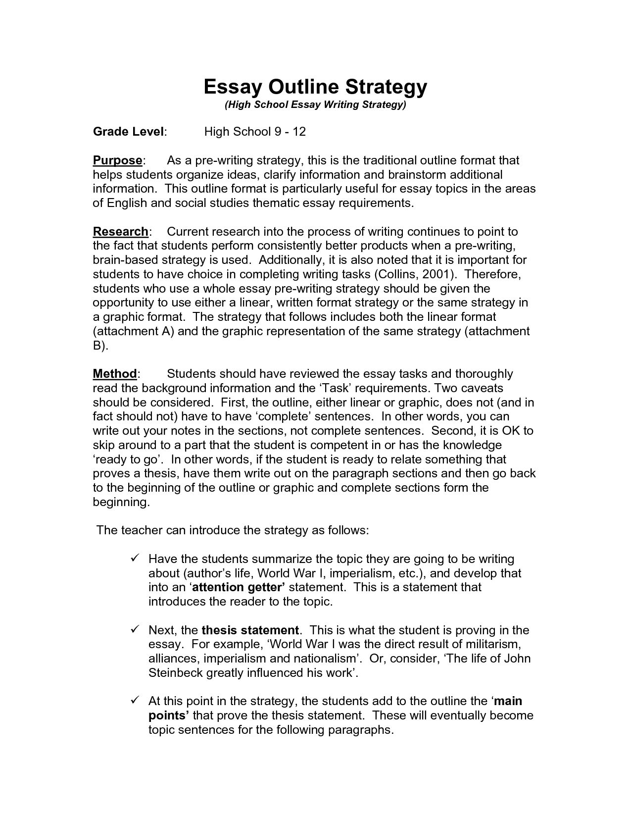 The Ideal President Essay