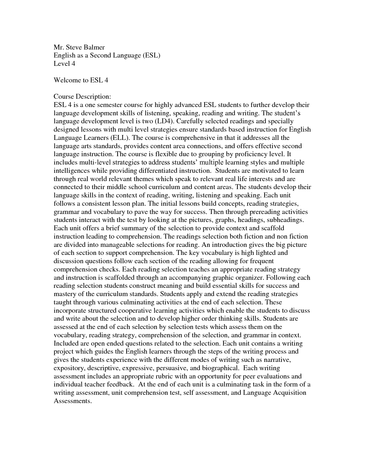 Psychology term paper rubric