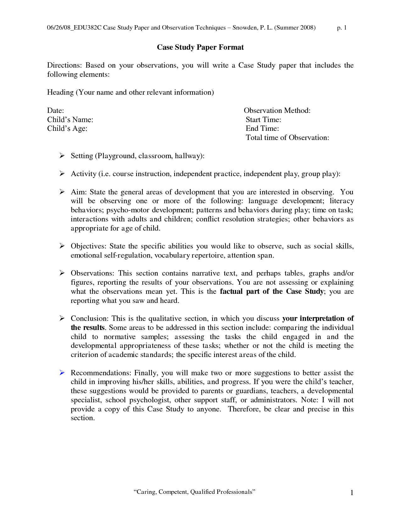 how to write a case study essay
