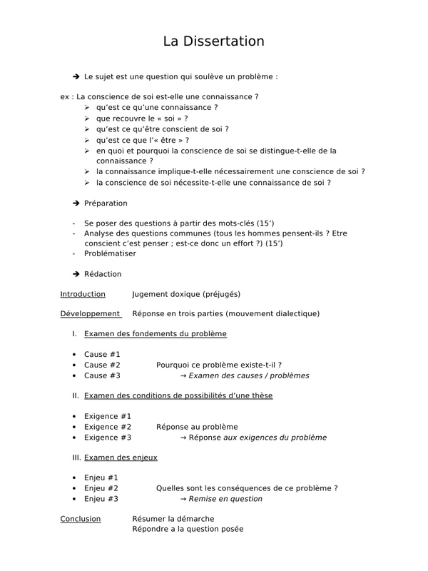 Comment Faire Une Dissertation En Droit Civil