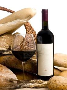 670502-a-glass-of-wine-and-assorted-breads-the-wine-bottle-has-a-blank-lable-that-can-be-filled-in